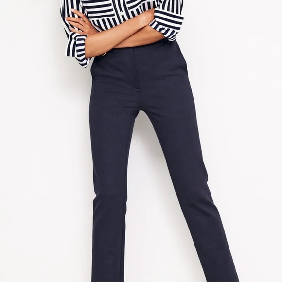 Boden navy blue woman’s trouser pants size 8 regular WM452 - Picture 1 of 8